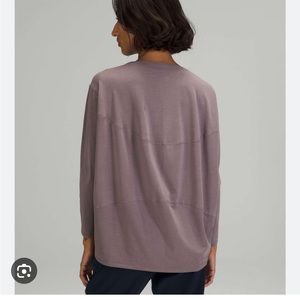 Lululemon Womens Back in Action washed lunar rock